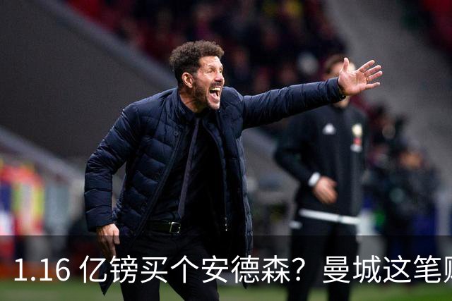 1.16 亿镑买个安德森？曼城这笔账算得过来吗